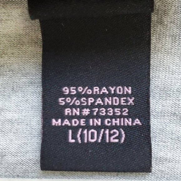 It's Our Time Girl's Gray Bling Pineapple Envelope Hem Top NEW Size L (10/12) - Picture 7 of 10